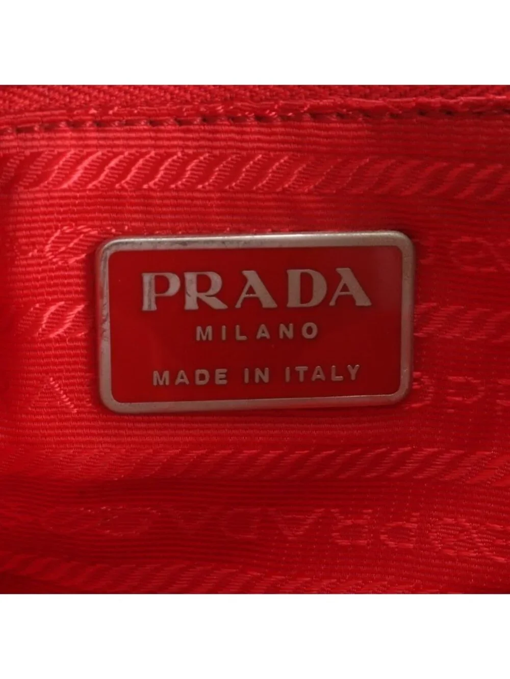 Prada Tessuto Nylon Triangle Logo Leather Backpack Shoulder Bag